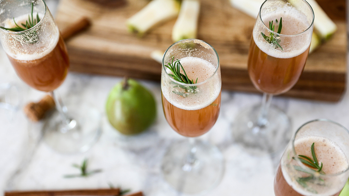 Spiced Pear Bellini